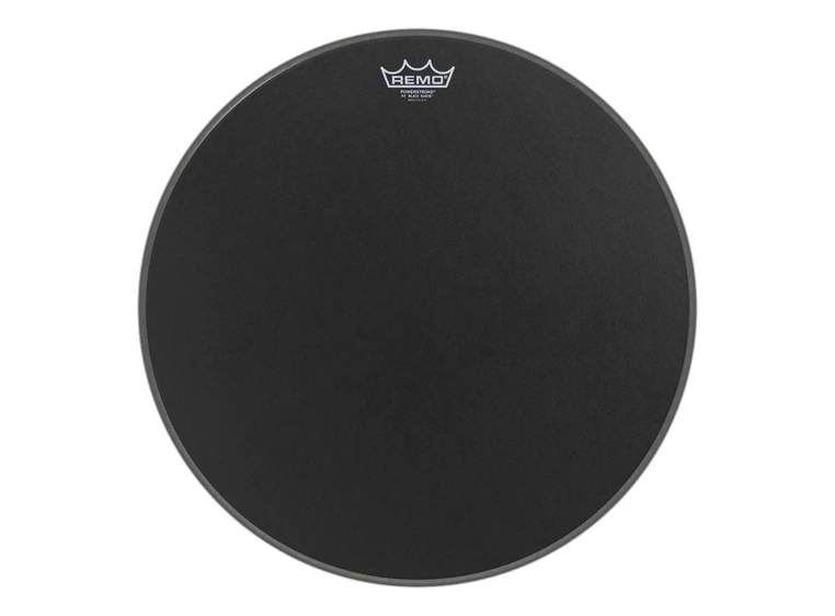 Remo P3-1820-ES Powerstroke Black Suede 20 Basstrommeskinn 